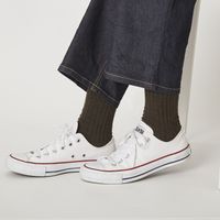 hakne/メリノウールリブハイソックス